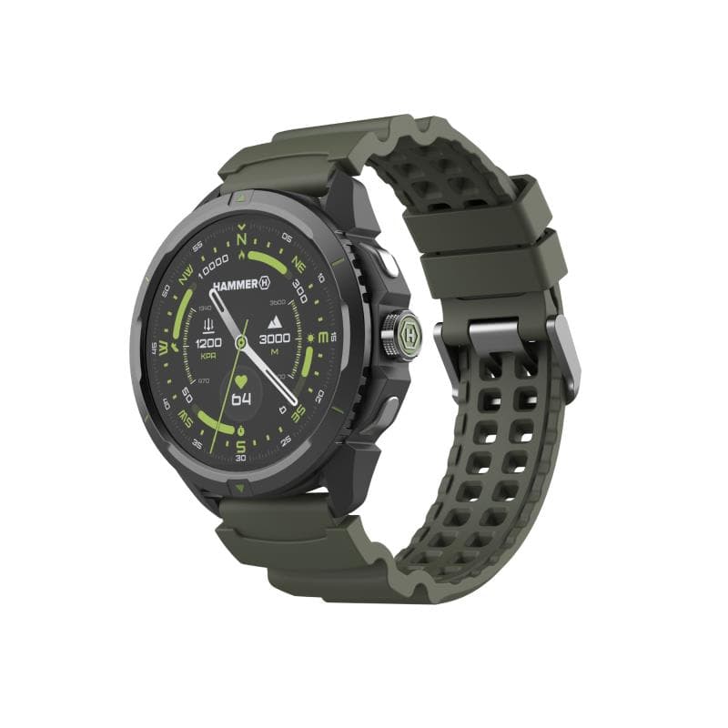 Smartwatch Hammer Watch 2 1.5" Military Edition Χακί