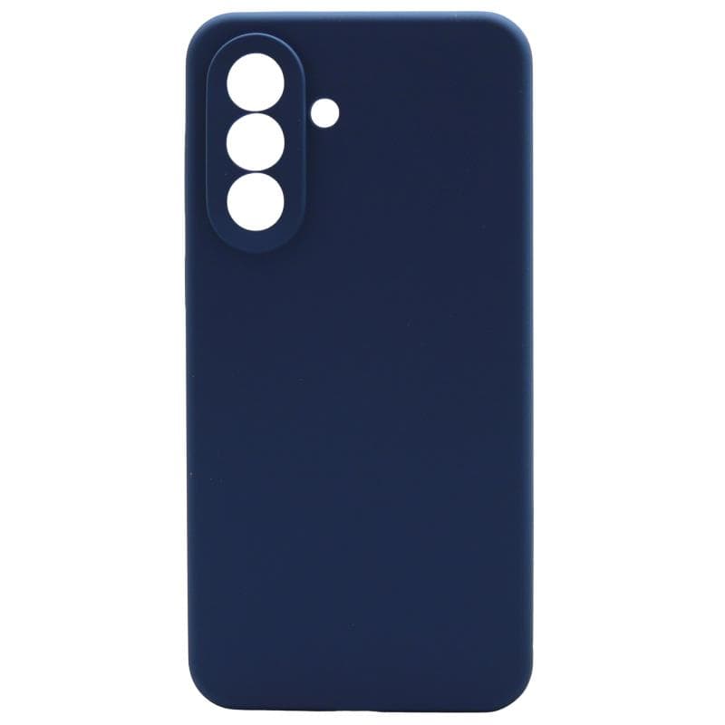 Θήκη Liquid Silicon inos Samsung Galaxy A37 5G Velvet Σκούρο Μπλε
