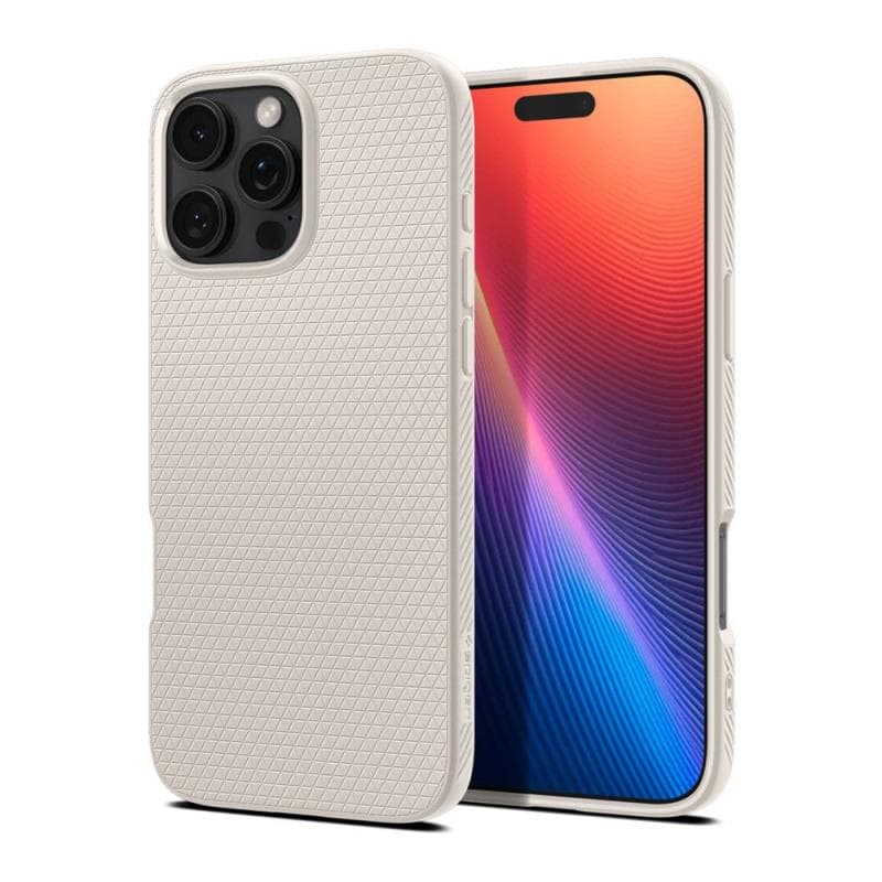 Θήκη Soft TPU Spigen Apple iPhone 16 Pro Max Liquid Air Τιτάνιο