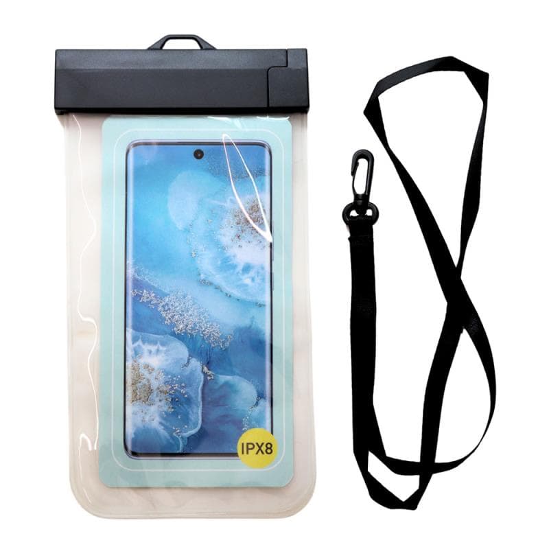 Waterproof Θήκη inos για Smartphones έως 6.9" Διάφανο-Μαύρο