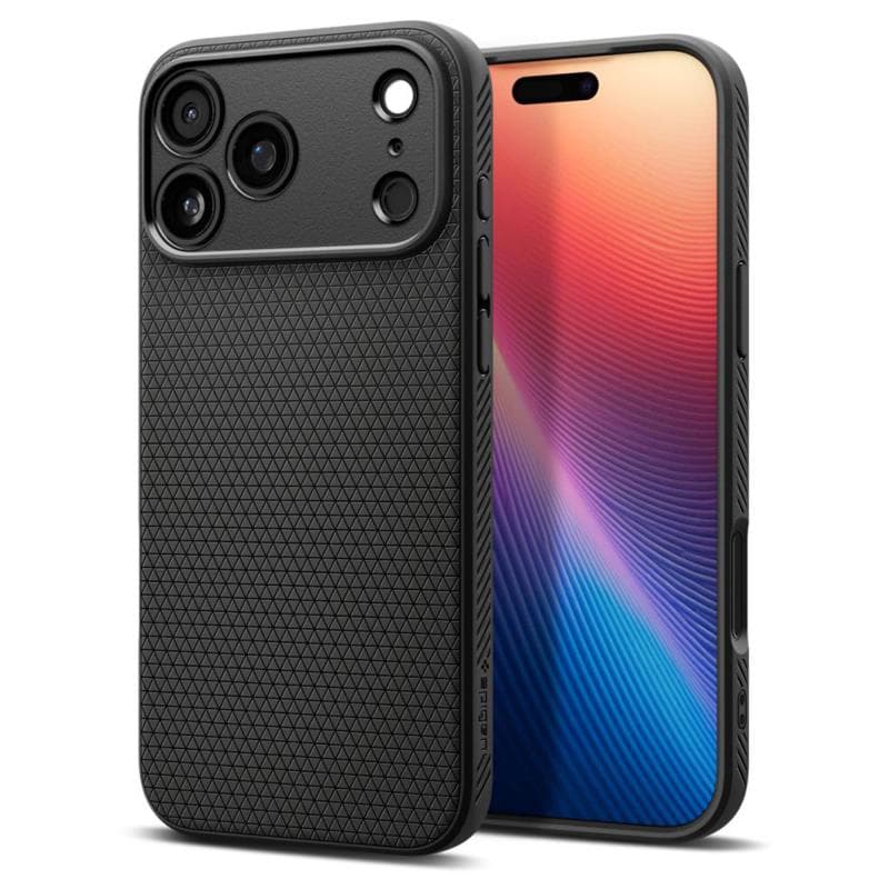 Θήκη Soft TPU Spigen Apple iPhone 17 Pro Liquid Air Μαύρο
