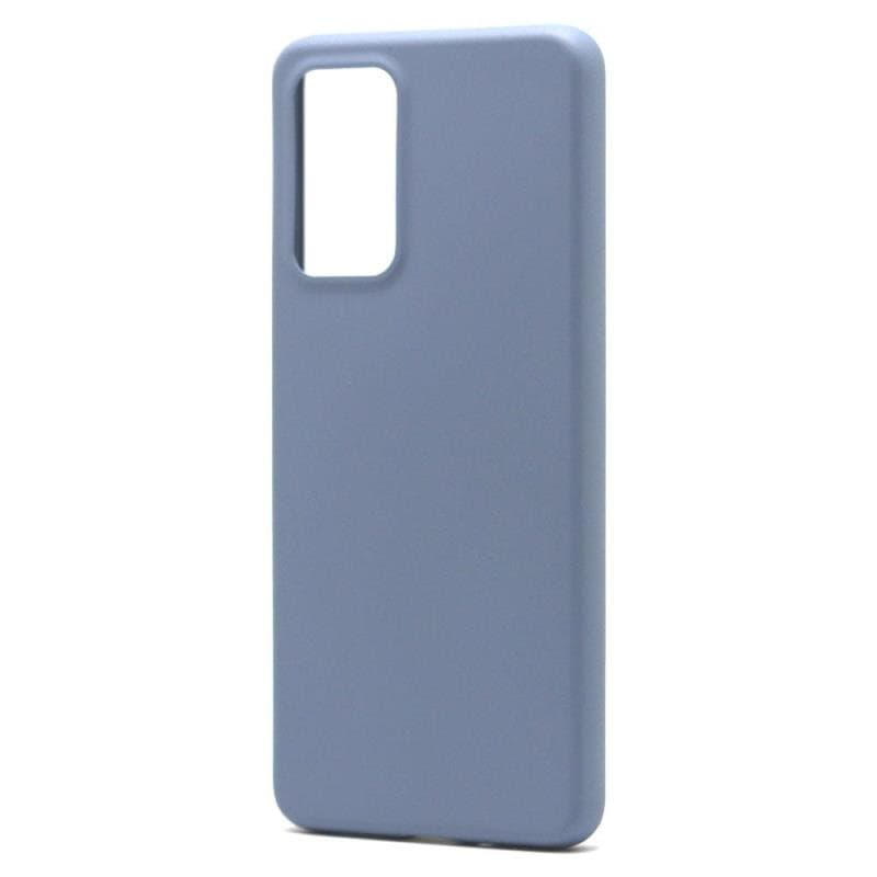 Θήκη Liquid Silicon inos Samsung Galaxy A33 5G L-Cover Γκρι-Μπλε