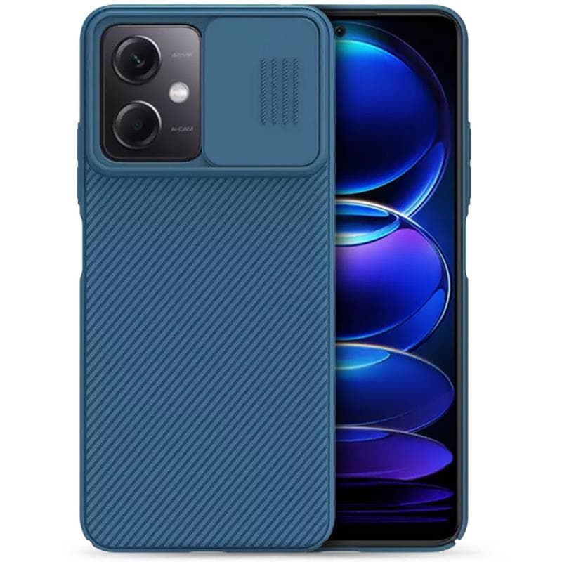 Θήκη Soft TPU & PC Nillkin Xiaomi Poco X5 5G/ Redmi Note 12 5G Camshield Μπλε