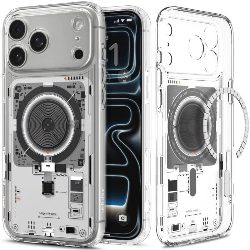 Θήκη TPU & PC Spigen Apple iPhone 18 Pro Max/ 17 Pro Max MagSafe Ultra Hybrid Neo One Διάφανο