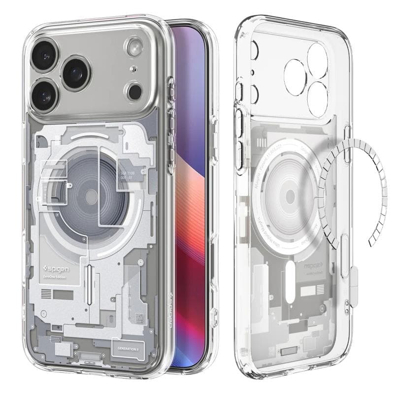Θήκη TPU & PC Spigen Apple iPhone 17 Pro MagSafe Ultra Hybrid Zero One Λευκό