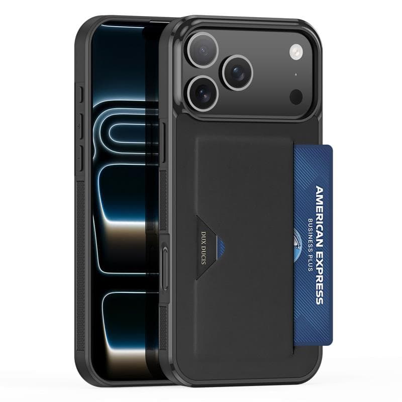 Θήκη TPU PU & PC Dux Ducis Apple iPhone 18 Pro Max/ 17 Pro Max Pocard Μαύρο