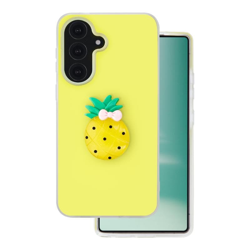 Θήκη TPU & PC inos Samsung Galaxy A17 4G/ 5G Fresh Pop Pineapple Κίτρινο