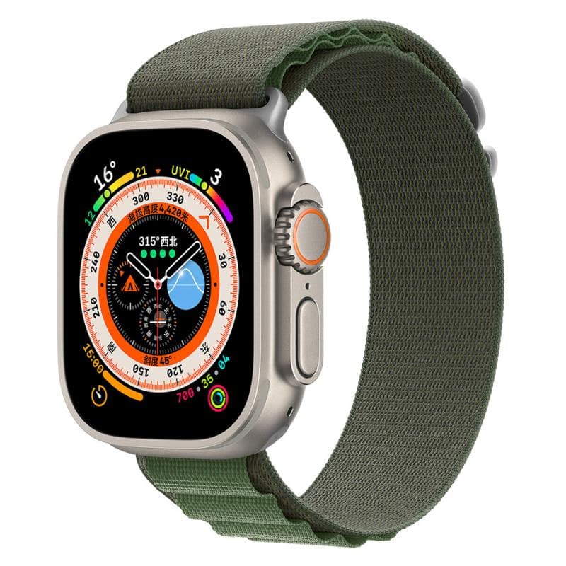 Λουράκι Devia Sport5 Nylon Woven Apple Watch (38/ 40/ 41/ 42mm) Deluxe Χακί