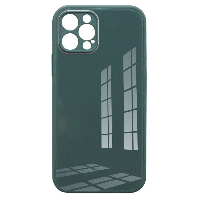 Θήκη TPU & Glass inos Apple iPhone 12 Pro CamGuard Πράσινο