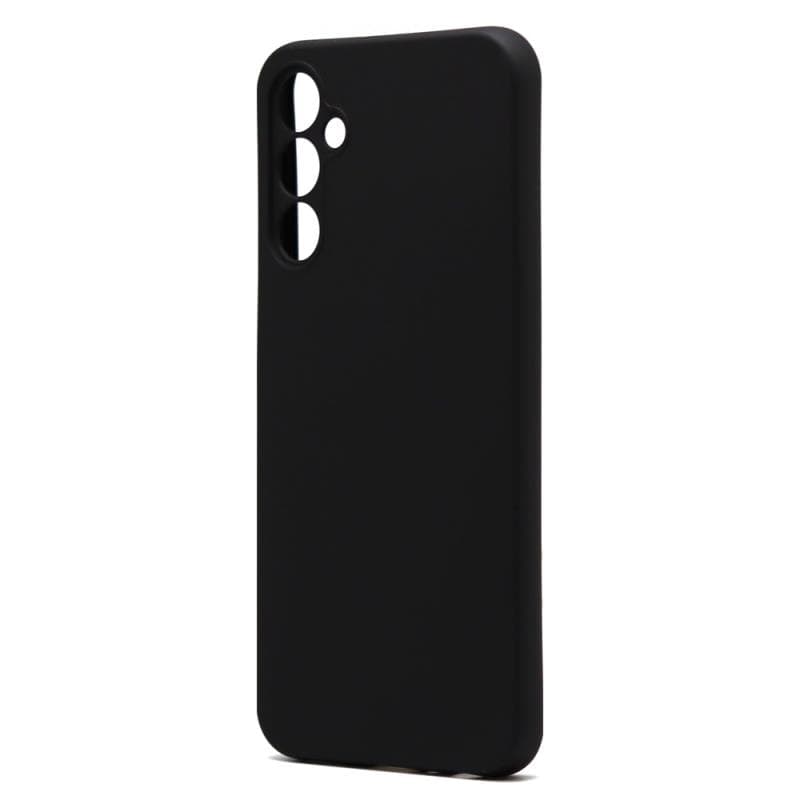 Θήκη Liquid Silicon inos Samsung Galaxy A24 4G L-Cover Μαύρο