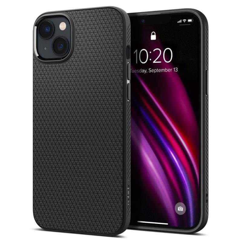 Θήκη Soft TPU Spigen Apple iPhone 14 Liquid Air Μαύρο