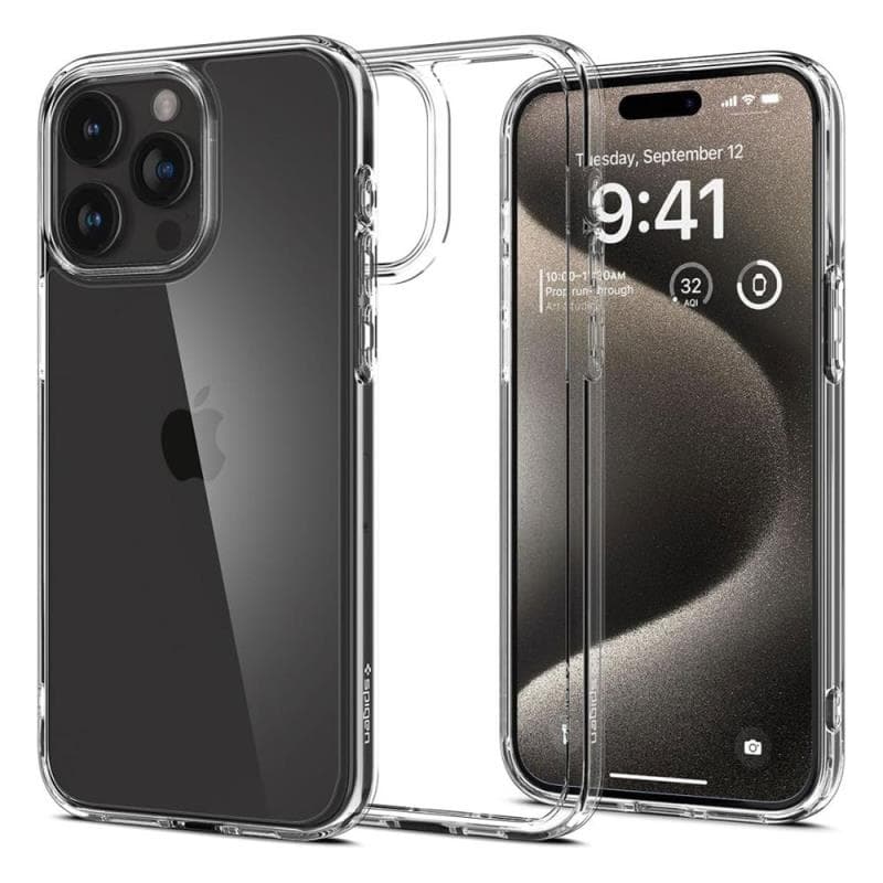 Θήκη TPU & PC Spigen Apple iPhone 15 Pro Max Ultra Hybrid Διάφανο