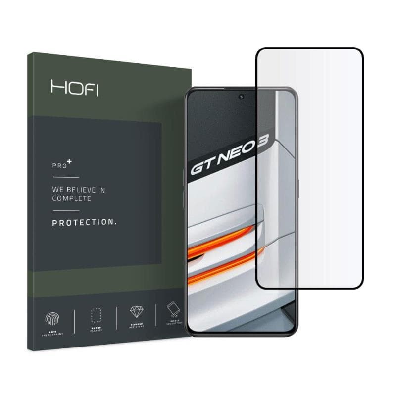 Tempered Glass Full Face Hofi Pro+ Realme GT Neo 3 5G Μαύρο (1 τεμ.)