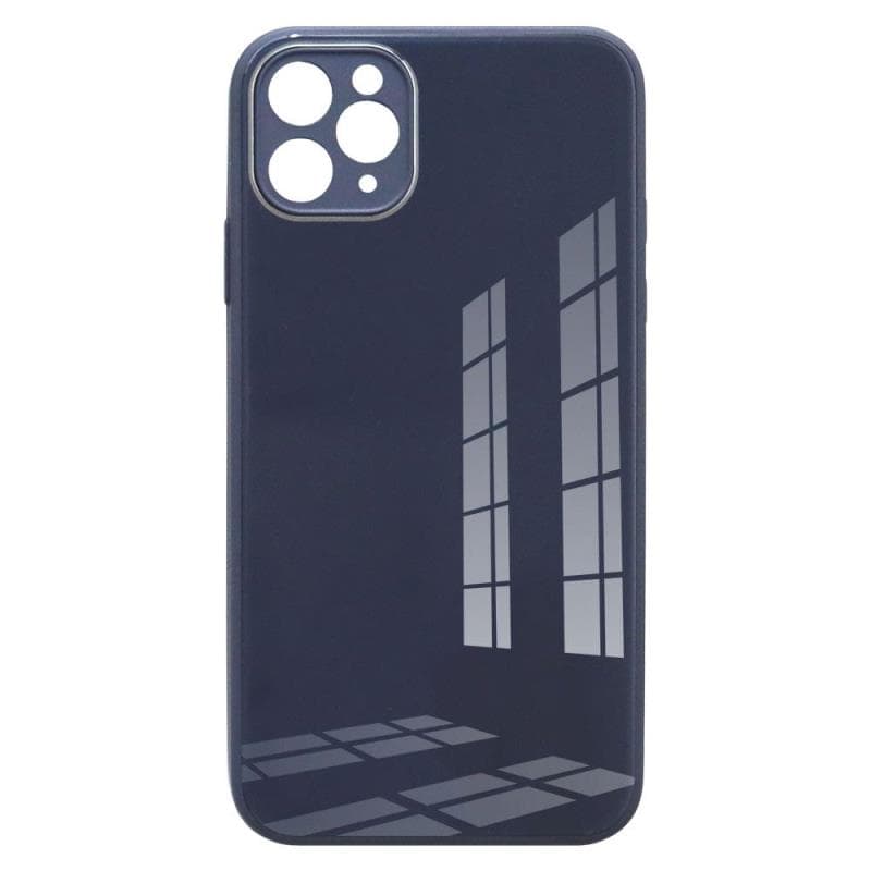Θήκη TPU & Glass inos Apple iPhone 11 Pro Max CamGuard Σκούρο Μπλε