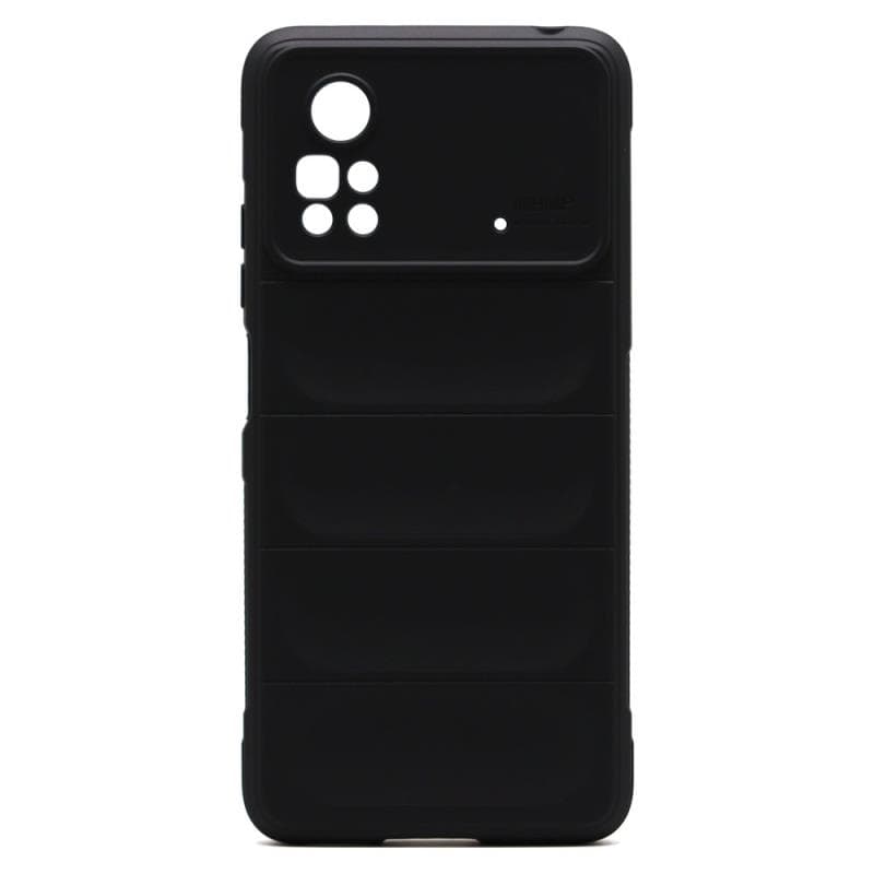 Θήκη Shield TPU inos Xiaomi Poco X4 Pro Stripes Μαύρο