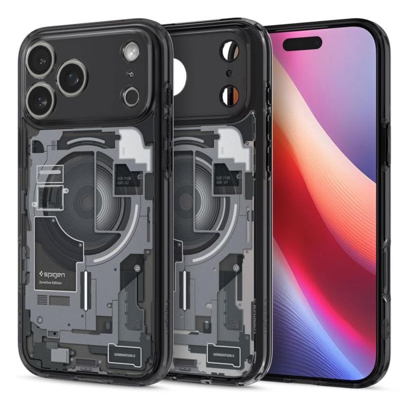 Θήκη TPU & PC Spigen Apple iPhone 17 Pro MagSafe Ultra Hybrid Zero One Μαύρο