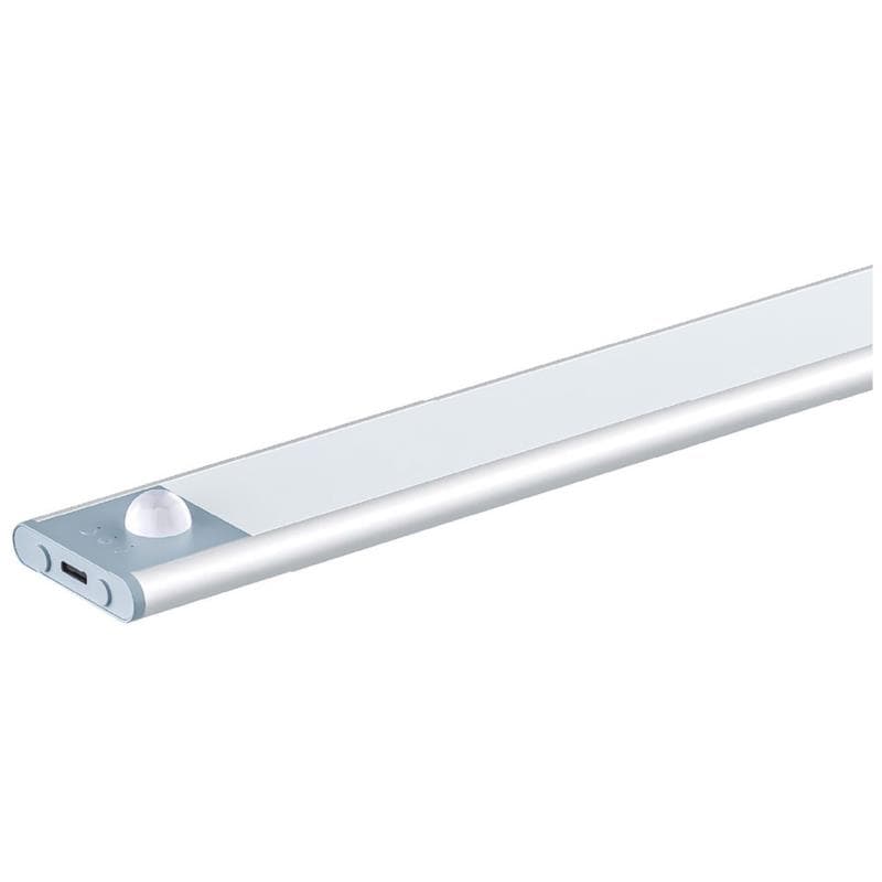 Φωτιστικό LED GSC Tibuka 60cm με Αισθητήρα Κίνησης 180lm 3000K έως 6500K Ασημί