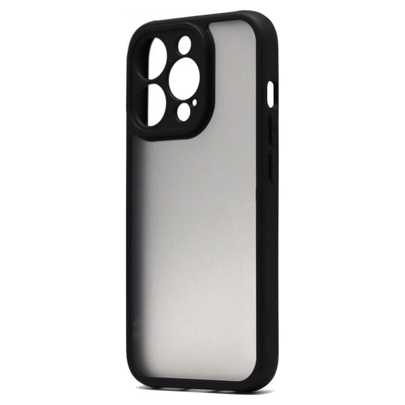 Θήκη TPU & PC inos Apple iPhone 15 Pro Flame Μαύρο