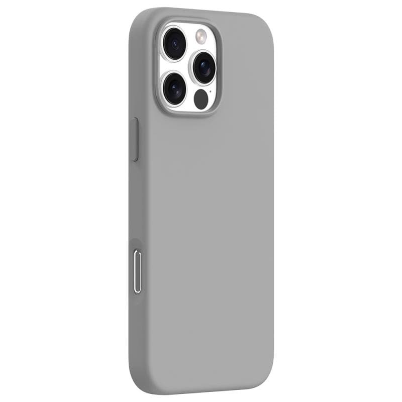 Θήκη Silicon Devia Apple iPhone 16 Pro Magnetic Nature Γκρι-Λευκό