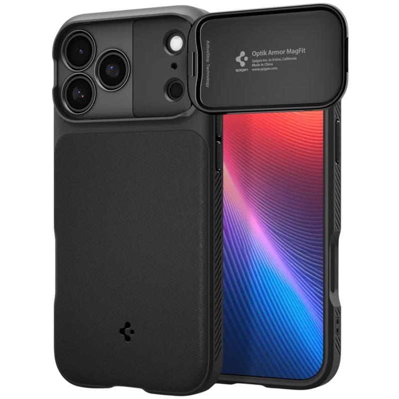Θήκη TPU Spigen Apple iPhone 18 Pro Max/ 17 Pro Max Optik Armor Μαύρο