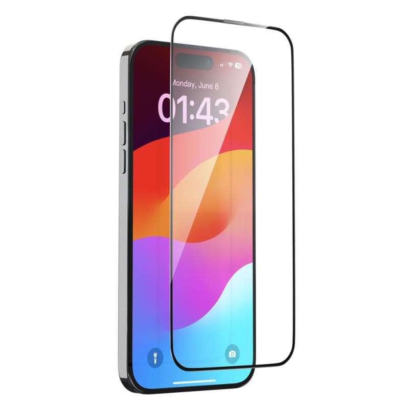 Tempered Glass Full Face Dust-Proof Devia Apple iPhone 15 Pro Van Διάφανο (1 τεμ.)