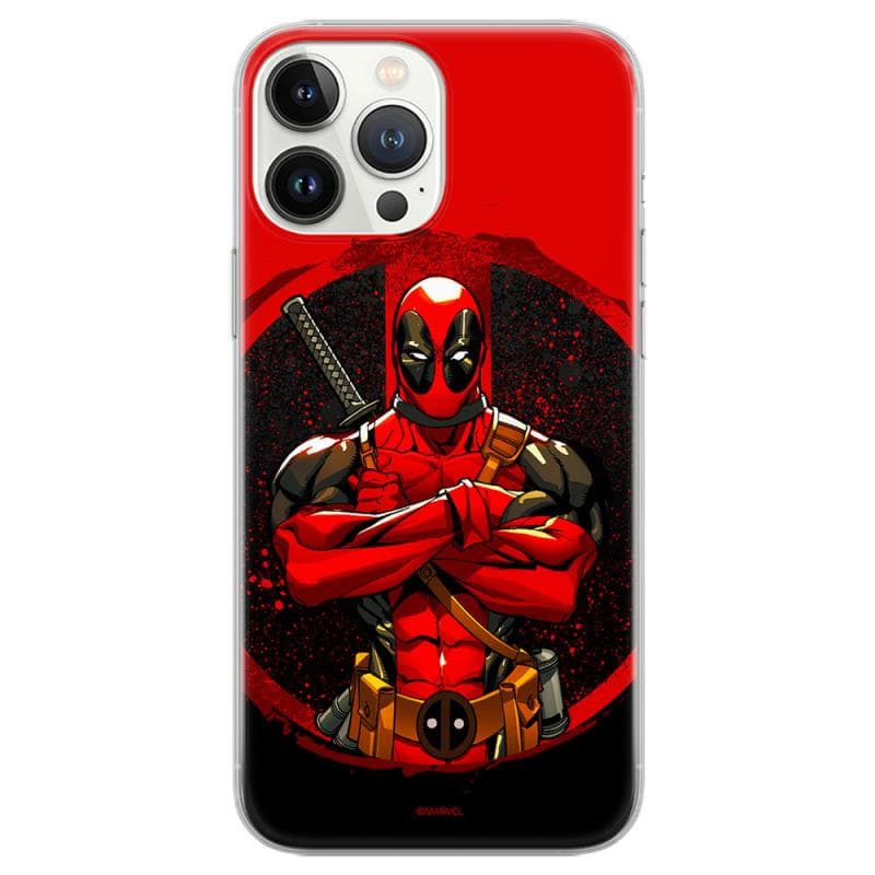 Θήκη Soft TPU Marvel Samsung Galaxy A34 5G Deadpool 006 Κόκκινο
