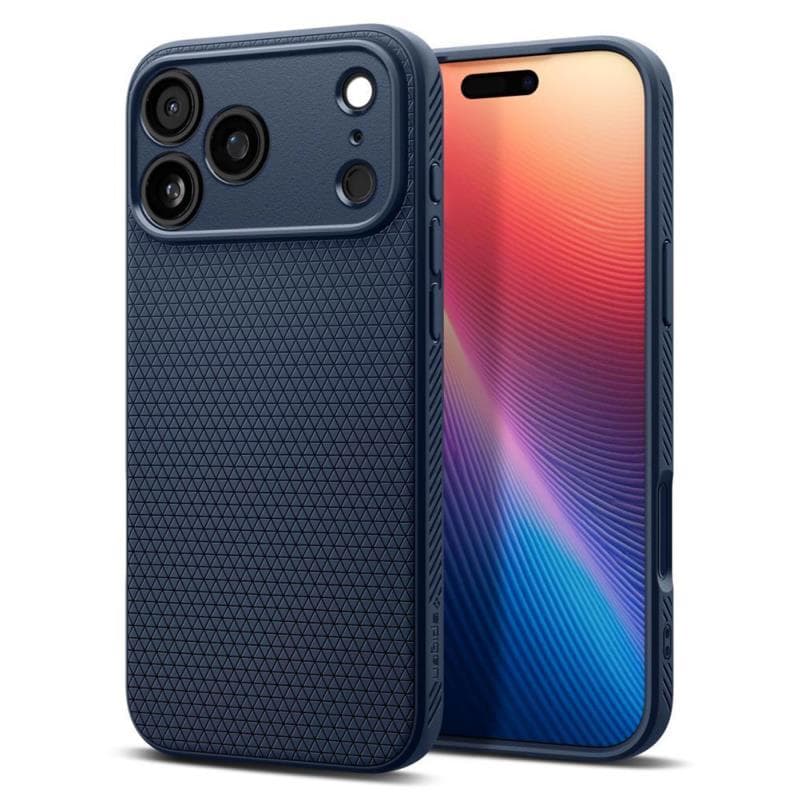 Θήκη Soft TPU Spigen Apple iPhone 17 Pro Liquid Air Σκούρο Μπλε