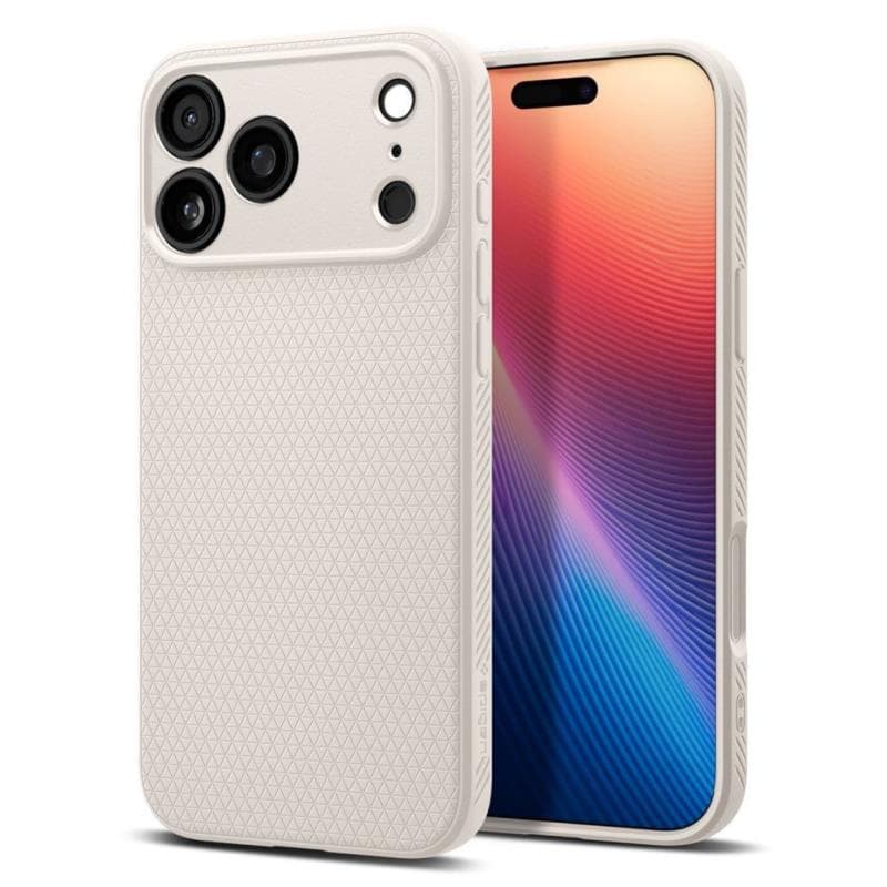 Θήκη Soft TPU Spigen Apple iPhone 17 Pro Liquid Air Natural Τιτάνιο