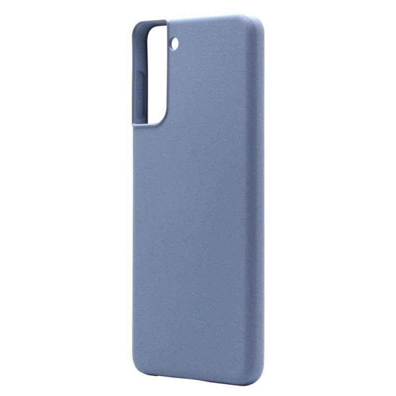 Θήκη Liquid Silicon inos Samsung Galaxy S21 Plus 5G L-Cover Γκρι-Μπλε