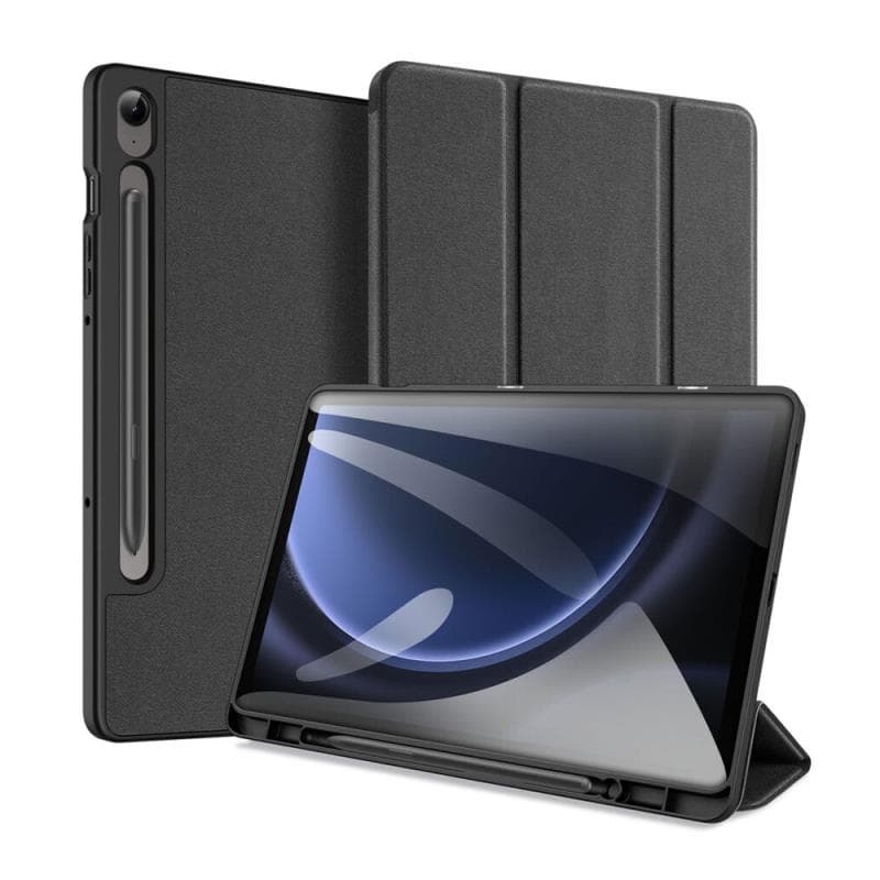 Θήκη TPU Flip Dux Ducis Samsung Galaxy Tab S9 FE 10.9" Wi-Fi/ 5G Shock Proof Domo Μαύρο