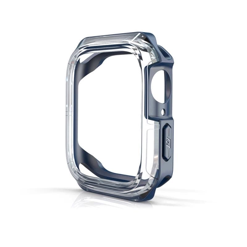 Θήκη TPU & PC Devia Apple Watch 7/ 8/ 9 41mm Shock Proof Sport Σκούρο Μπλε