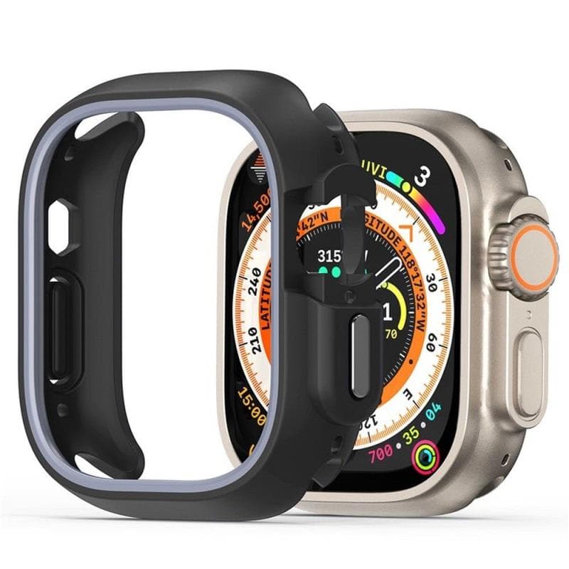 Θήκη PC Dux Ducis Apple Watch Ultra 4/ 3/ 2/ 1 49mm Bamo Μαύρο-Γκρι