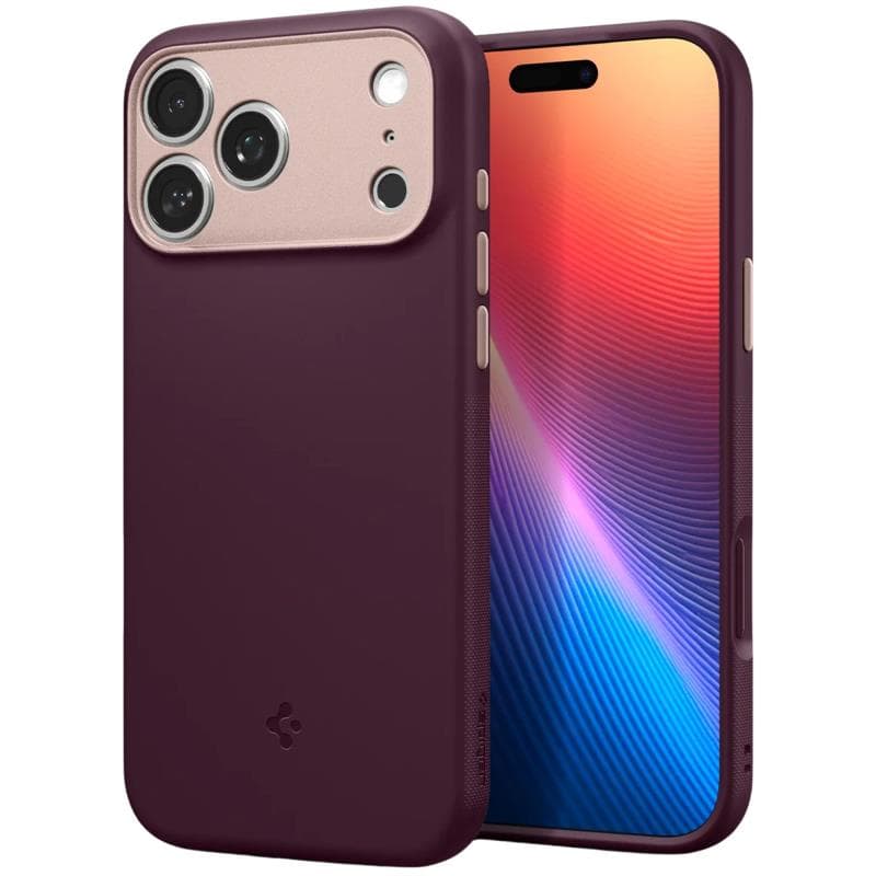 Θήκη TPU/ Σιλικόνης Spigen Apple iPhone 18 Pro/ 17 Pro MagSafe Caseology Nano Pop Μπορντώ