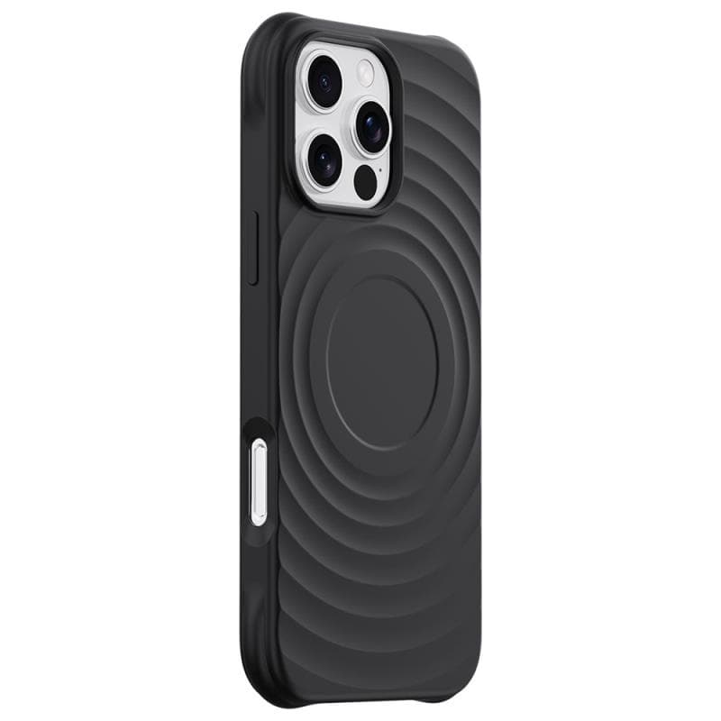 Θήκη TPU Devia Apple iPhone 16 Pro Max Magnetic Shock Proof Ripple Μαύρο