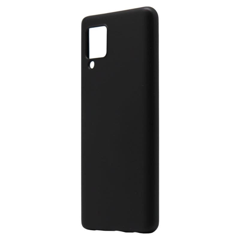 Θήκη Liquid Silicon inos Samsung Galaxy A42 5G L-Cover Μαύρο