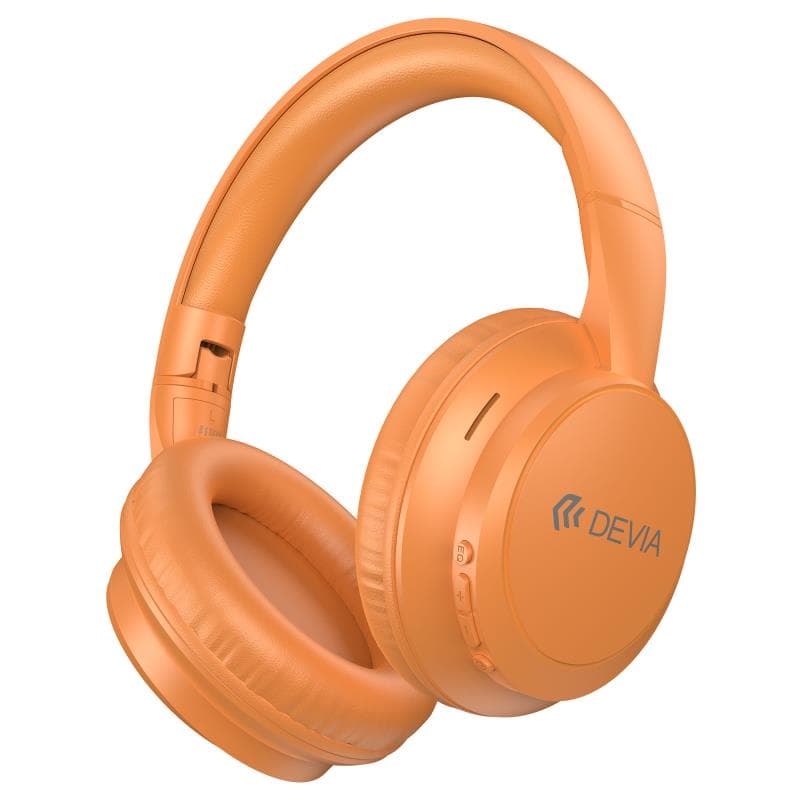 Ασύρματα Ακουστικά Κεφαλής Devia JH-820 Lite1 Πορτοκαλί