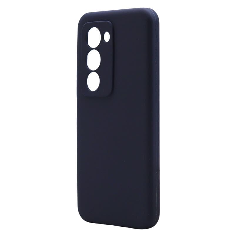 Θήκη Liquid Silicon inos Xiaomi Redmi 15 4G/ 15 5G Velvet Σκούρο Μπλε