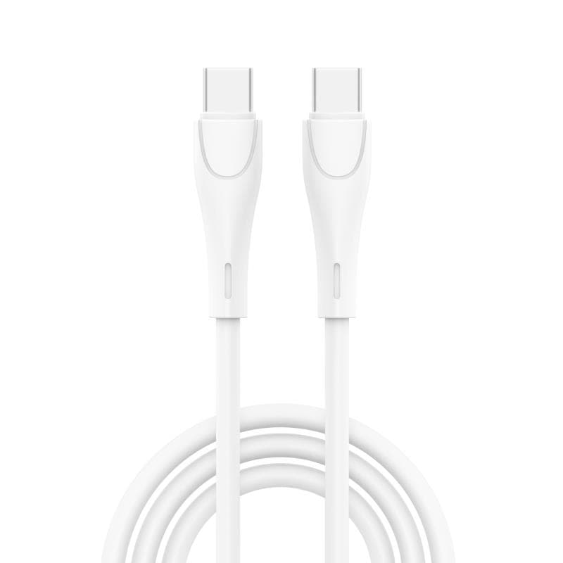 Καλώδιο Σύνδεσης USB 2.0 inos UltraCon USB C σε USB C 60W 1m Λευκό