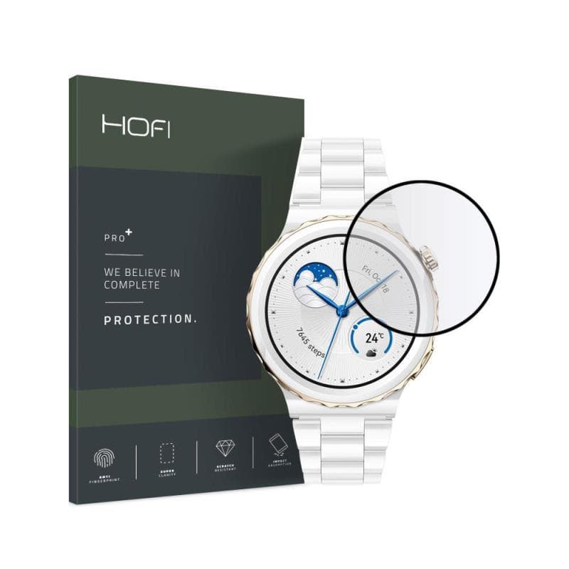 Hybrid Nano Glass Hofi Pro+ Huawei Watch GT 3 Pro 43mm Μαύρο (1 τεμ.)