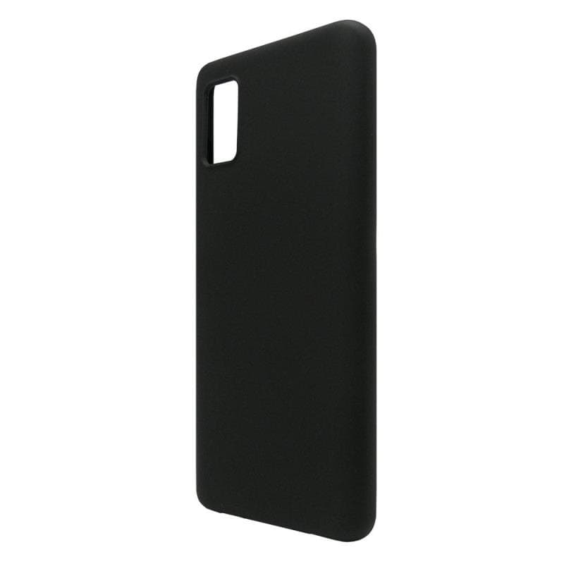 Θήκη Liquid Silicon inos Samsung Galaxy A41 L-Cover Μαύρο