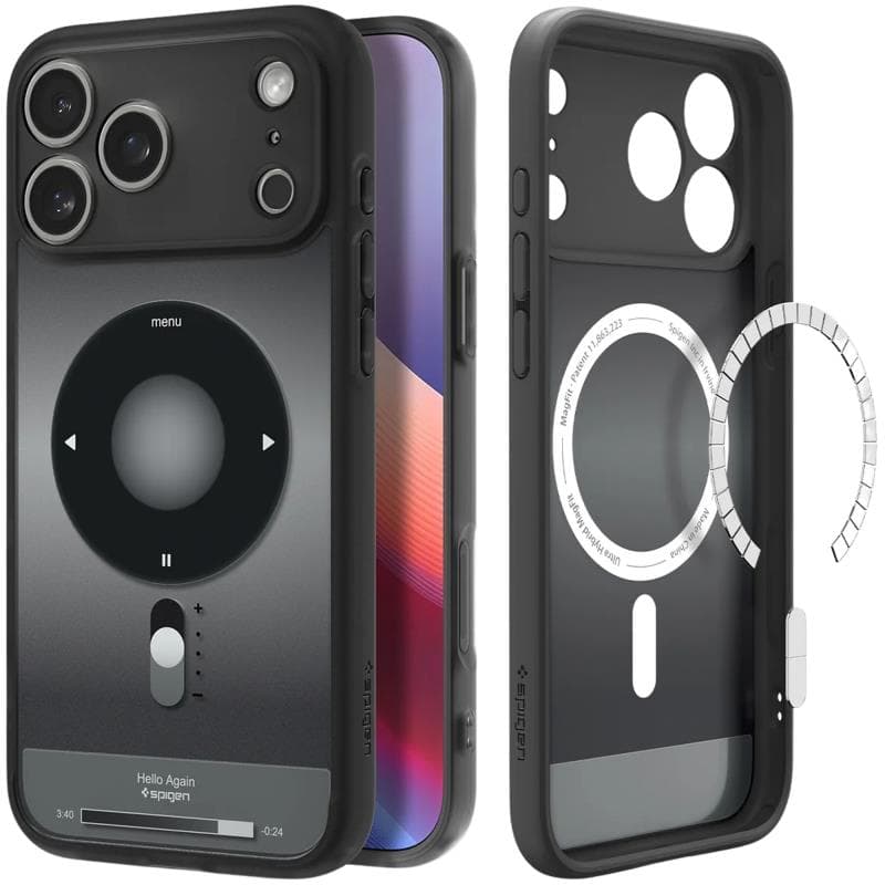 Θήκη TPU & PC Spigen Apple iPhone 18 Pro Max/ 17 Pro Max MagSafe Ultra Hybrid Classic Μαύρο