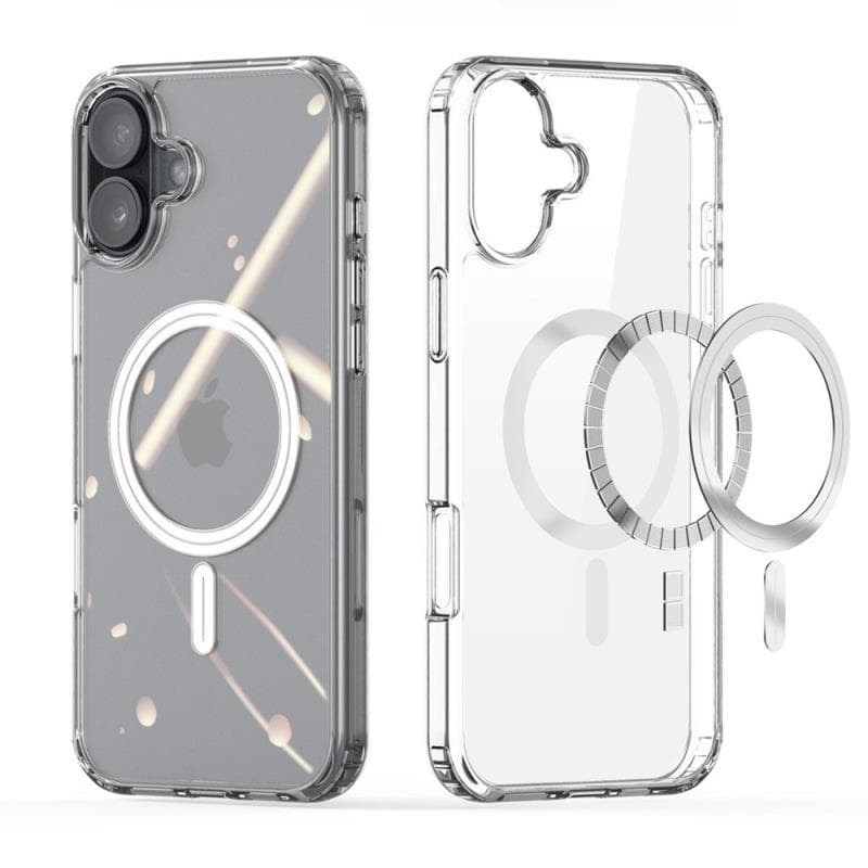 Θήκη TPU & PC Dux Ducis Apple iPhone 16 Plus Magnetic MagSafe Clin Διάφανο