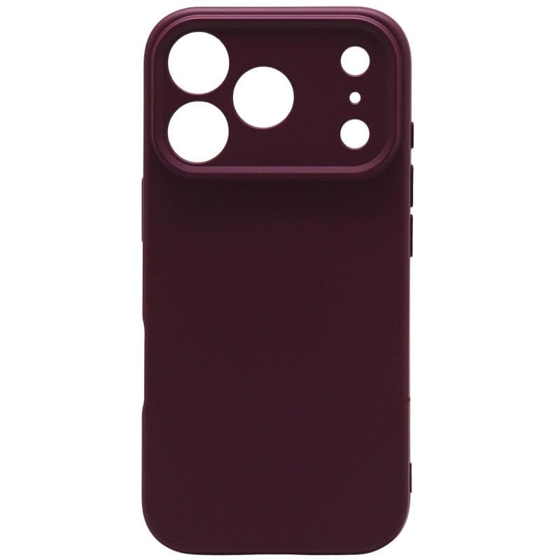 Θήκη Soft TPU inos Apple iPhone 18 Pro 5G S-Cover Μπορντώ