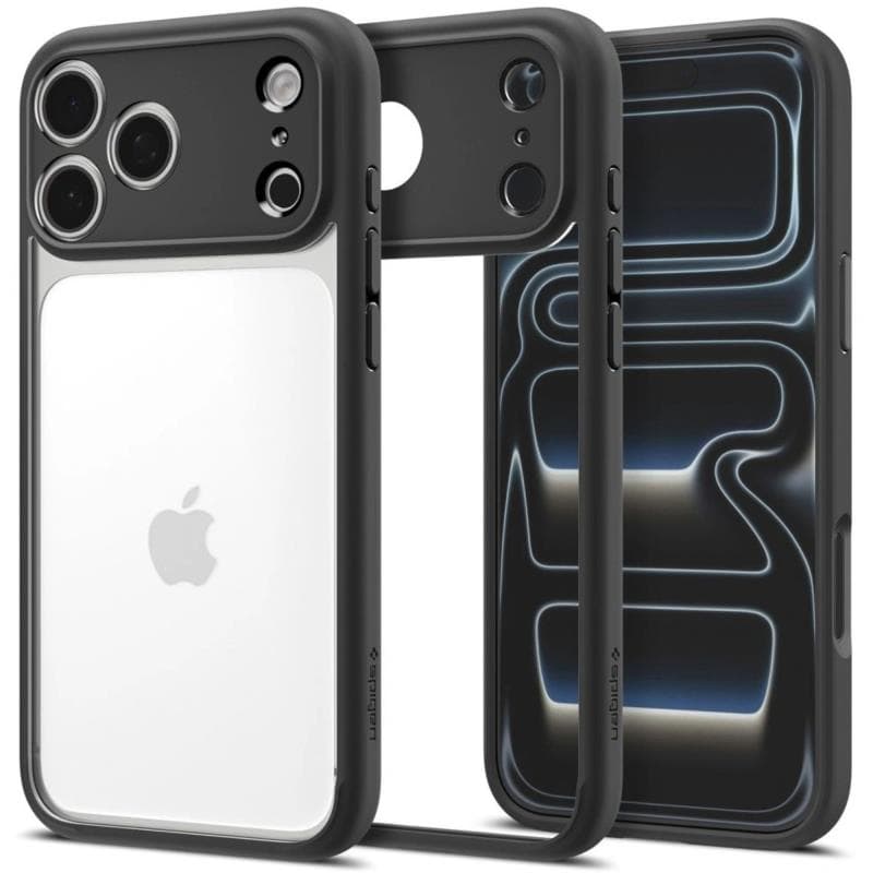 Θήκη TPU & PC Spigen Apple iPhone 18 Pro/ 17 Pro Ultra Hybrid Μαύρο