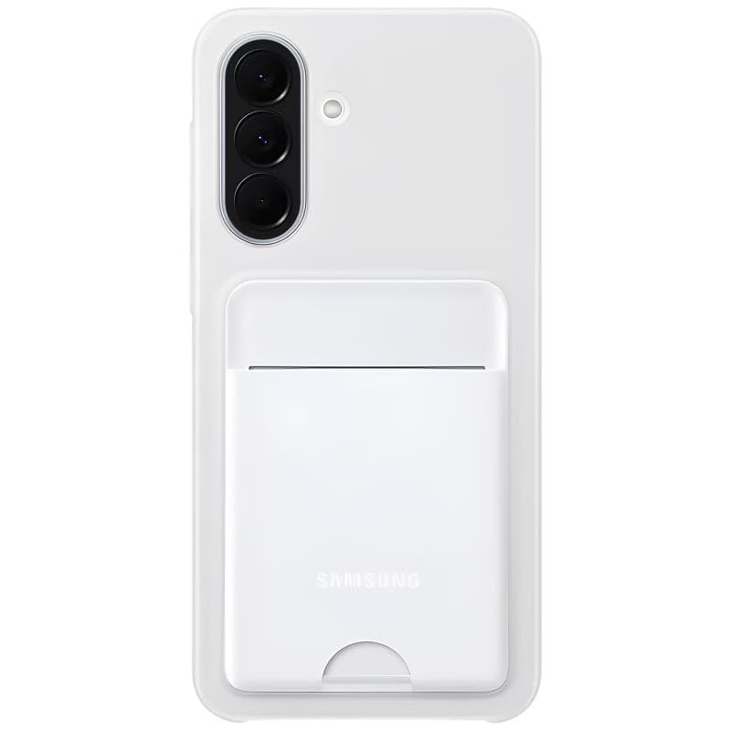 Θήκη Σιλικόνης Samsung EF-OA376TJEGWW για Galaxy A37 5G με Card Slot Ανοικτό Γκρι