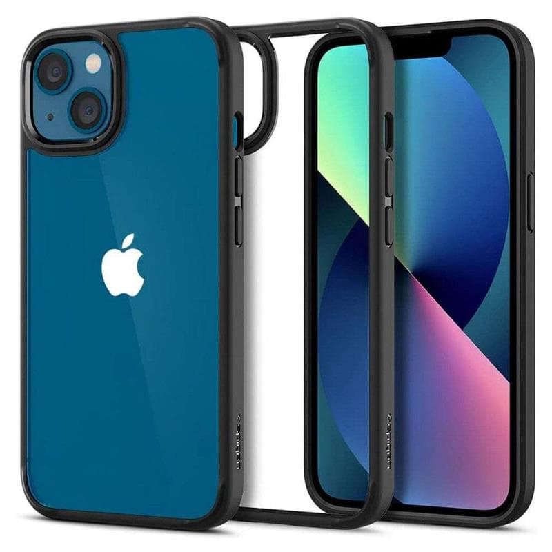 Θήκη TPU & PC Spigen Apple iPhone 13 Ultra Hybrid Διάφανο-Μαύρο