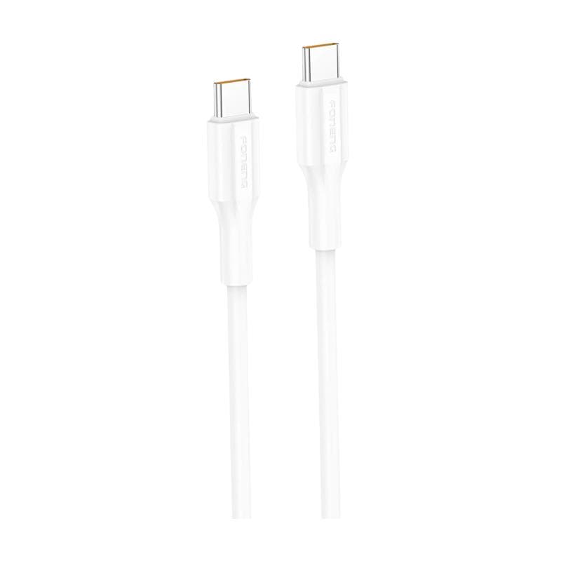 Καλώδιο Σύνδεσης USB 2.0 Foneng XS01 USB C σε USB C 60W 1m Λευκό