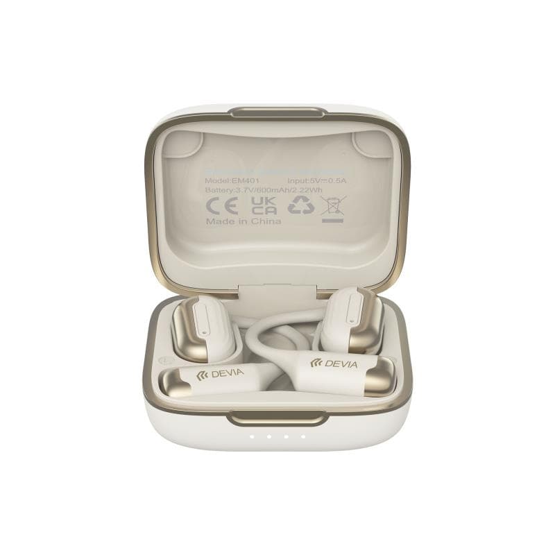 True Wireless Ακουστικά Bluetooth Devia EM401 OWS Pro1 Μπεζ