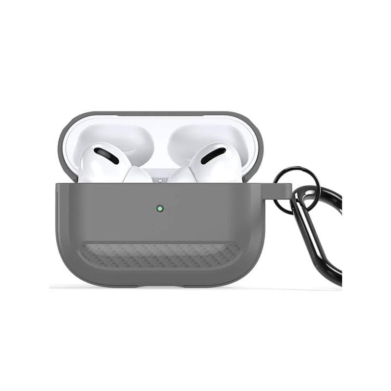 Θήκη TPU Dux Ducis Apple AirPods Pro 2 με Γάντζο PECB Γκρι