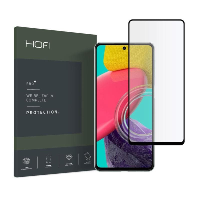 Tempered Glass Full Face Hofi Pro+ Samsung Galaxy M53 5G Μαύρο (1 τεμ.)